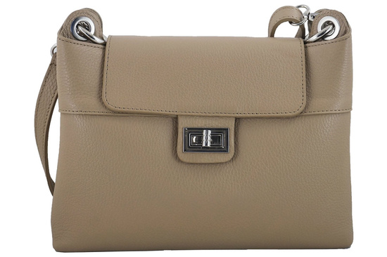 Torebka damska skórzana crossbody - Granatowa