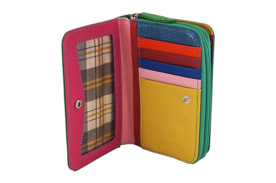 Barberinis - skórzany portfel damski - Fioletowy 