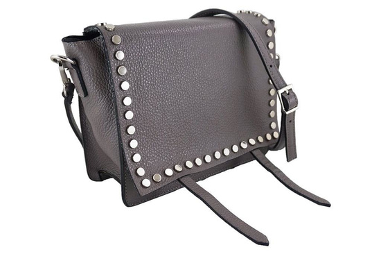 Torebka - listonoszka damska skórzana Barberini's - Granatowa