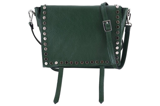 Torebka - listonoszka damska skórzana Barberini's - Granatowa