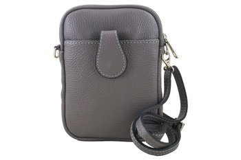 Skórzane etui na telefon - Szare