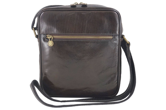 Męska torba CASUAL z regulowanym paskiem - Czarna