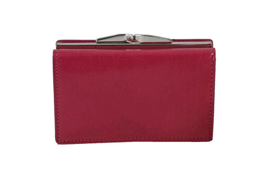 Portfel damski klasyczny skórzany - Niebieski