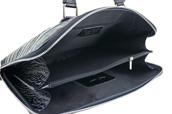 Torba na laptopa damska skórzana Barberinis - Czerwona