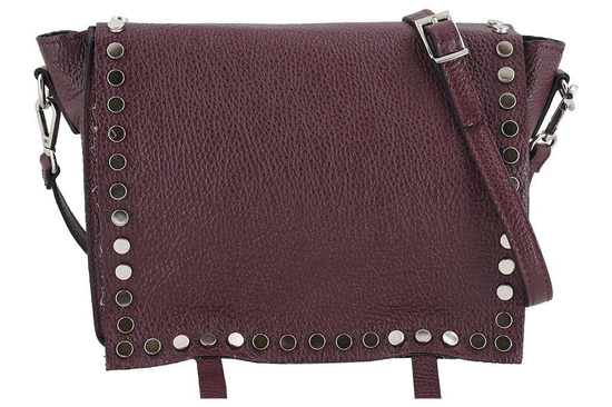 Torebka - listonoszka damska skórzana Barberini's - Granatowa