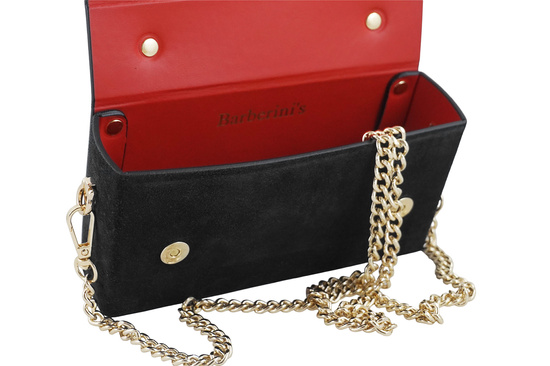 Zamszowa torebka Barberinis wizytowa - Czarna 