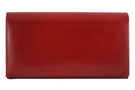Klasyczne portfele skórzane damskie - Barberini's - Fuksja 