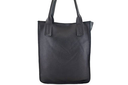 Torba shopper bag do pracy - Czarna